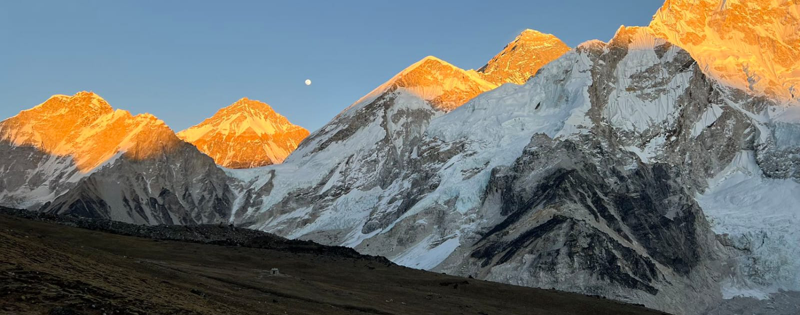 Sunset view from Everest Region